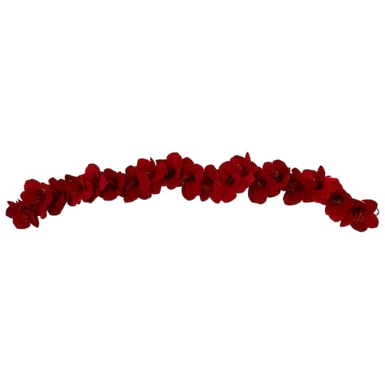 5ft. Red Amaryllis Garland